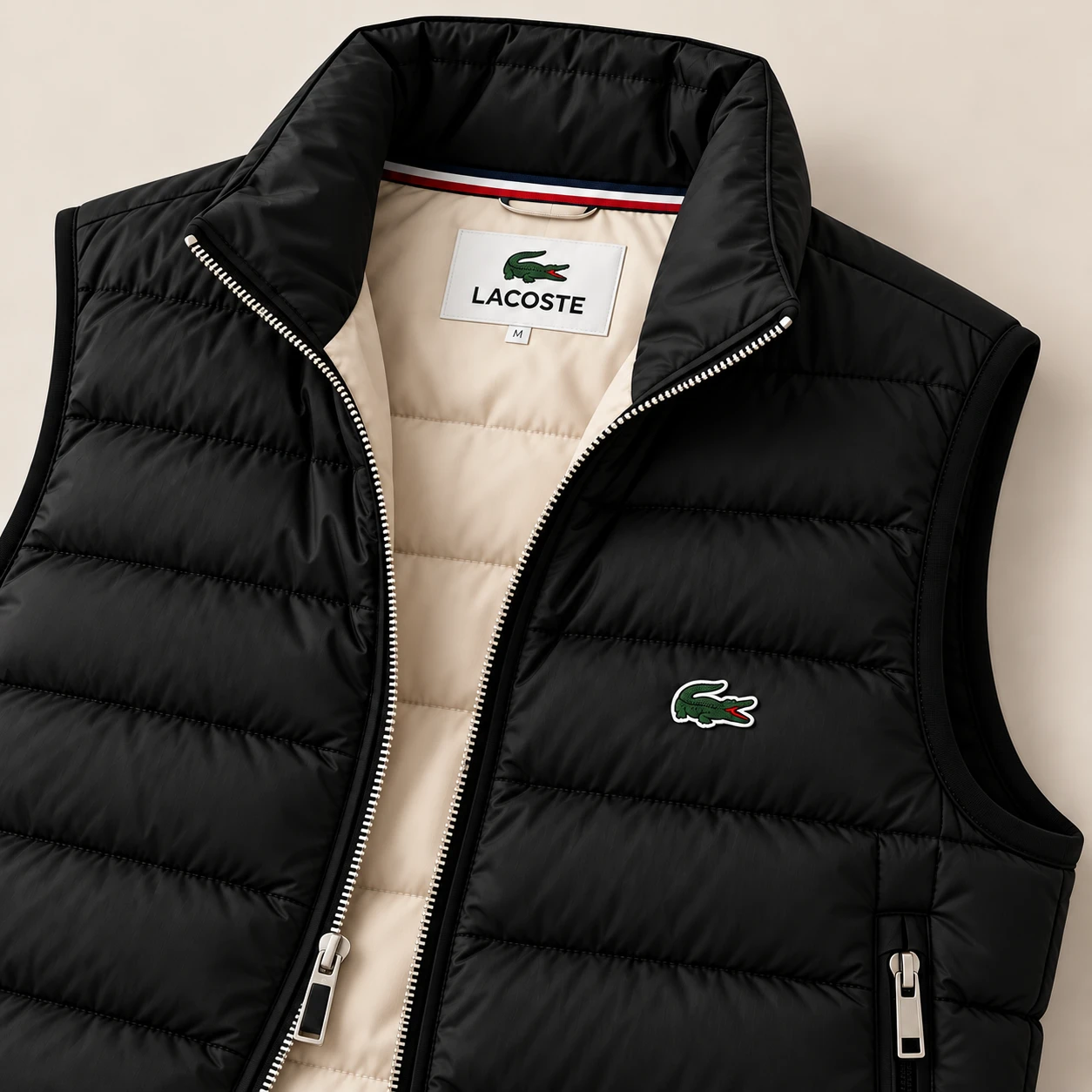4-Piece Puffer Vest & Knit Tracksuit Set
