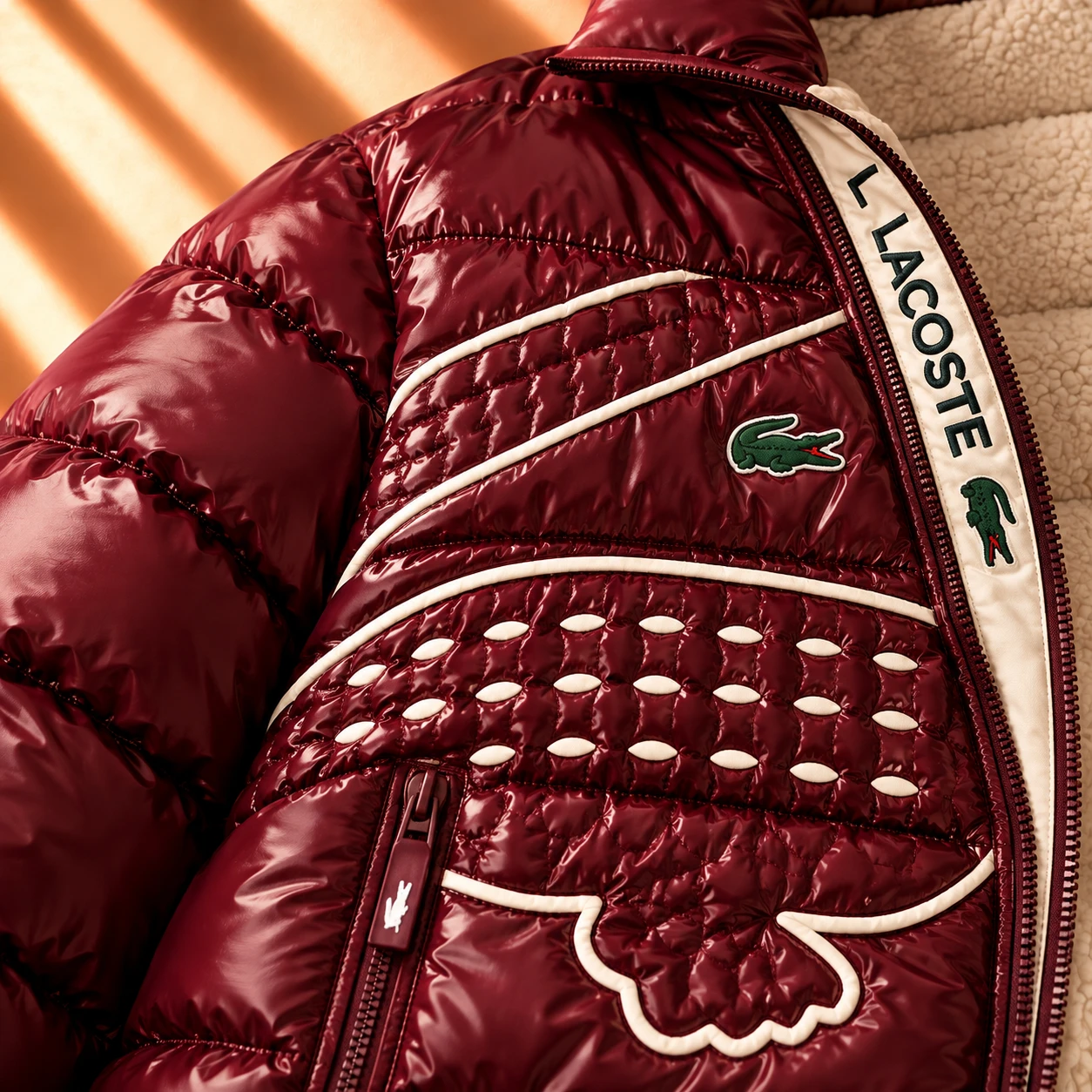 Premium Reversible Glossy Puffer & Sherpa Jacket